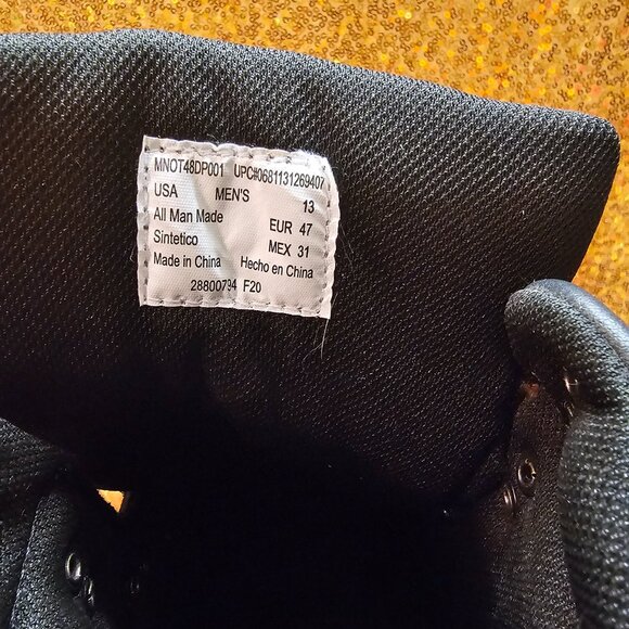 J OZARK TRAIL Red Lace Brown Waterproof Leather Hiking Boots Men's Size 13 NWT - Picture 7 of 11